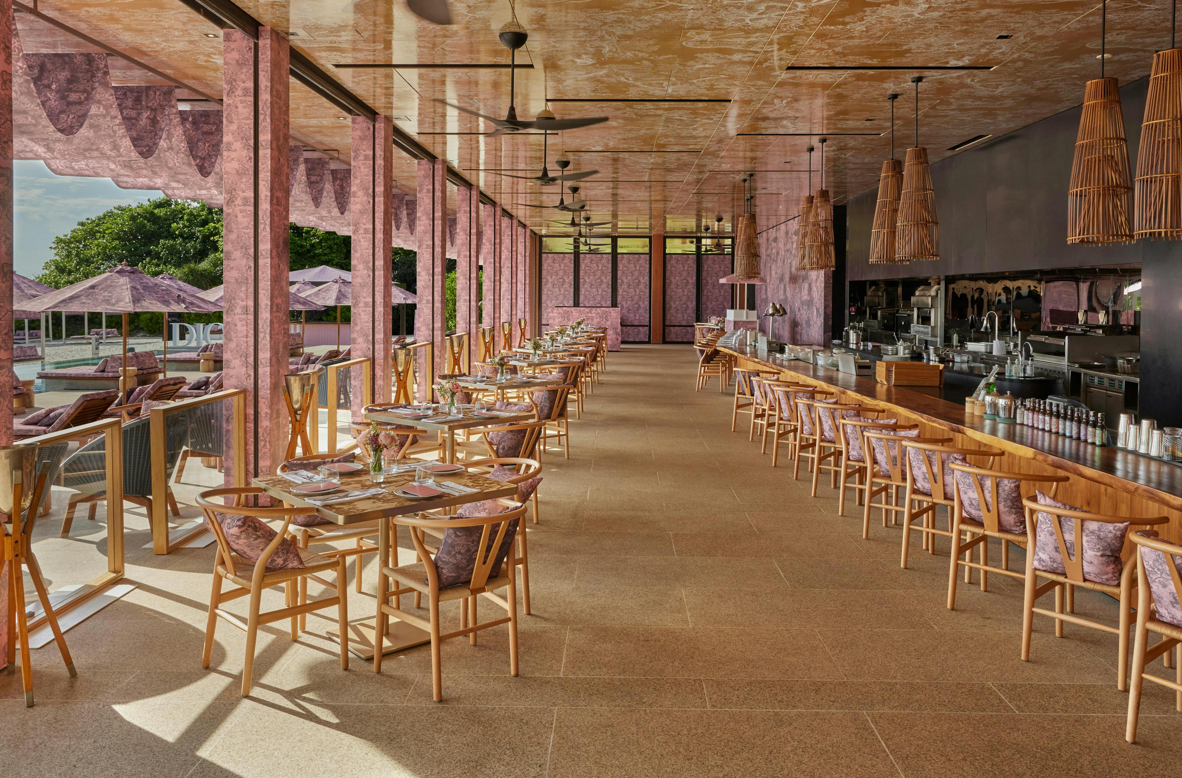 Inside Dior Café, Ember Beach Club with Chef Raymond Tham
